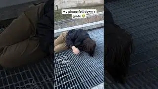 What to do if your phone falls down a grate