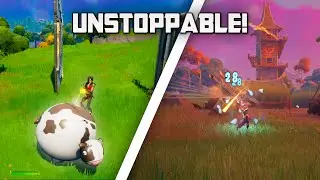 Fortnite Inflate A Bull GLITCH - God mode & Invisible Season 7