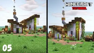 Minecraft | Easy And Perfect Starter House Tutorial 🏡 | Minecraft House Tutorial #05