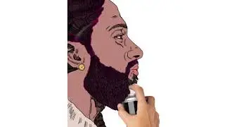 NIPSEY HUSSLE - GRINDING ALL MY LIFE  WALL ART