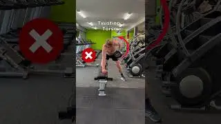 This Is How Not To One Arm Dumbbell Row #backday