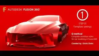 Car modeling in Fusin360  1/10 Template settings