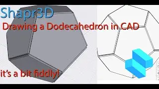 Drawing a dodecahedron in Shapr3D