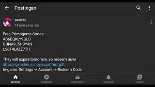 Genshin Impact Redeem Codes expires tomorrow btw