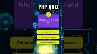 What is php? Full form of php? 
