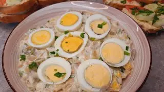 ЯЙЦЯ ПО-ТАТАРСЬКИ. Закуска з яєць в татарському соусі.