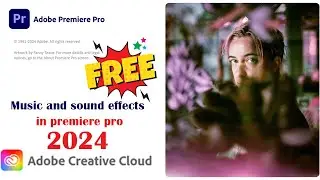 free music and sound effects in premiere pro 2024