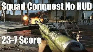 Battlefield 5: No Hud Gameplay (Squad Conquest) #6 | Lofoten Islands