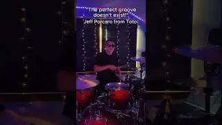 "The perfect groove DOESN'T exist"  #drums #drumshow #toto