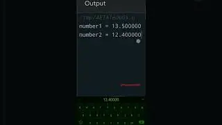 float and double output in c language | 