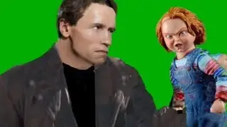 CHUCKY vs THE TERMINATOR green screen
