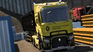 A smooth delivery of gravel to Stuttgart with the Renault T High