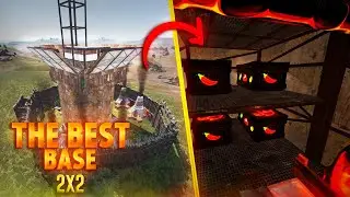 2X2 The best base solo duo trio | соло дуо трио base snowboll roam | Rust Building Tutorial 2024