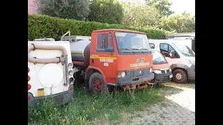 SCENARI SEMPRE PIU' RARI AI GIORNI NOSTRI, FIAT 90NC con cisterna per acqua