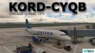MSFS LIVE | FENIX A319 | Chicago (KORD) - Quebec City (CYQB) | Vatsim | #msfs2020 #fenixa320