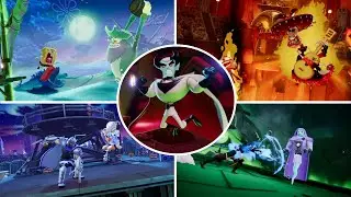 Nickelodeon All Star Brawl 2 - All Bosses + Cutscenes (Campaign / Story Mode)