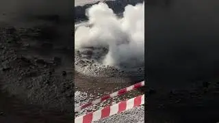 Гейзер в центре города🤯😱😱😱