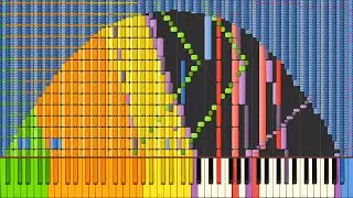[Black MIDI] Synthesia – Undertale: Bonetrousle 100,000 Note Impossible Remix ~ BusiedGem