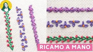3 idee facili per bordini ricamati | ricamo a mano