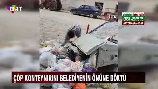 Belediyeye kızan vatandaşın ilginç protestosu