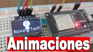 ANIMACIONES con ESP32 Y Pantalla OLED SH1106