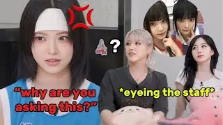 EUNCHAE scolding the staff when they almost broke her friendship with NMIXX KYUJIN