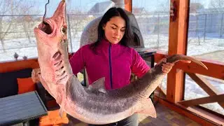 Fried 15kg of SHARK on the Grill! Recipe for a Delicious Shark Kebab Katran