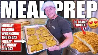 EASY SHEET PAN MEAL PREP CRISPY PARMESAN CHICKEN | Juicy Low Calorie Chicken That Will Last All Week