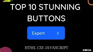10 Cool CSS Buttons Using Simple HTML CSS & JavaScript