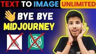 STOP ! Using Midjourney | Generate Unlimited Text To Image For Free | Hindi Tutorial