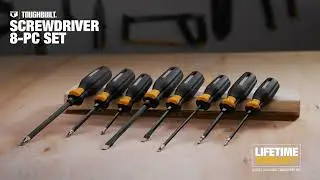 TOUGHBUILT 8 pc. Standard Screwdriver Set - TB-H5S8-A