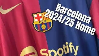 Unboxing the FC Barcelona 2024/25 Home Shirt | First Look & Review