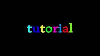texto colorido (after effects tutorial)