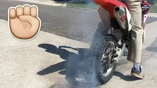 Honda Crf150r Burnouts