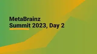 MetaBrainz Summit 2023, Day 2 (Tuesday)