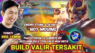 BUILD VALIR TERSAKIT 2023, BUILD VALIR PALING SAKIT RRQ LEMON MOBILE LEGENDS