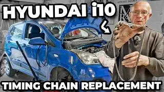How To Replace A Timing Chain On A Hyundai i10 - Noisy Timing Chain Repair