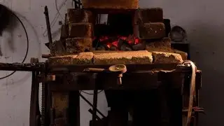 Фрагмент ковки мокуме для наших ножей