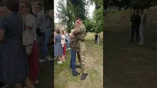 Встреча папы и сына.✊🎖️