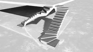 ARCHICAD Scala a doppio piè d'oca