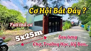 Xuất hiện 1 lô đất 5x25m mặt tiền bê tông SAU LƯNG CHỢ, TRƯỜNG HỌC C1,2. UỶ BAN MỸ HẠNH BẮC