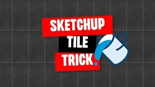 Create Repeating Tile Textures in SketchUp: No Photoshop Needed!