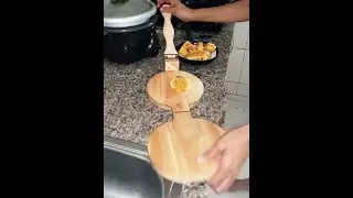 Tabla para tostadas de platano, table for banana toasts