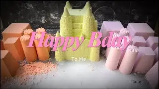 🏰 CASTLE Birthday crush - Soft and crunchy crush #asmr