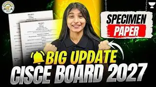 BIG Update: 2027 Specimen Papers Released! 🚨 ICSE Class 10 | Shikha Ma'am