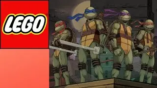 LEGO ninja turtles animation