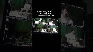 BTS filming A Song About Being Sad live performance with Pino Palladino