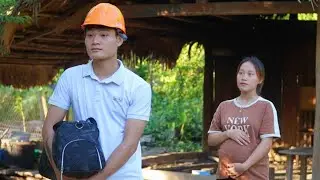 Hien has to work far away, Girlfriend at home makes donuts to sell