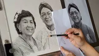 Time Lapse Pencil Portrait Drawing