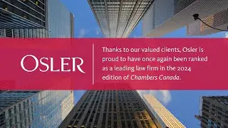 Osler receives top rankings in 2024 edition of Chambers Canada